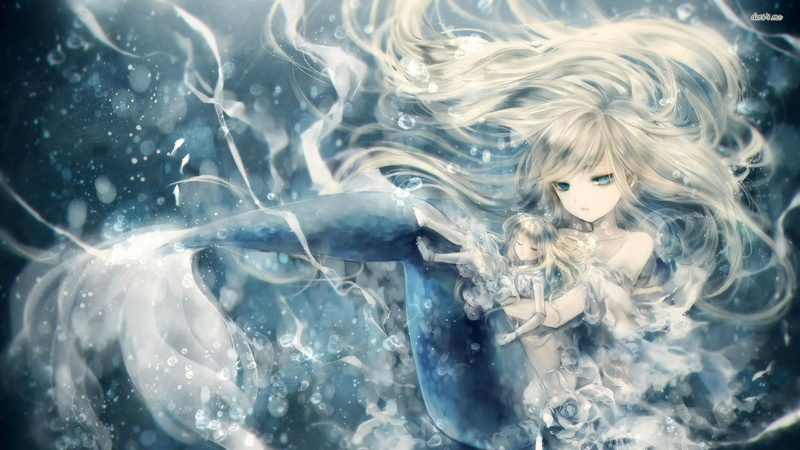 sea life, animals in the wild, no people, swimming, animal wildlife, sea, water, underwater, portrait, motion, marine, anime girls, blue, close-up, smoke - physical structure
