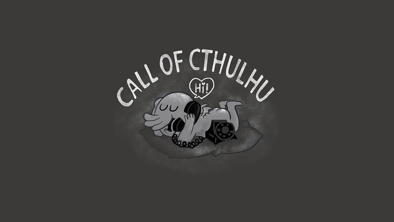 Call, Black and White, Telephone, Fantasy, Humor, Phone, Cthulhu, 1080P