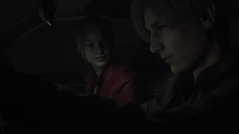 Resident Evil 2, Resident Evil, PlayStation 4, Male, Leon S. Kennedy, Resident Evil 2 Remake, screen shot, Claire Redfield, 1080P, PlayStation, video games