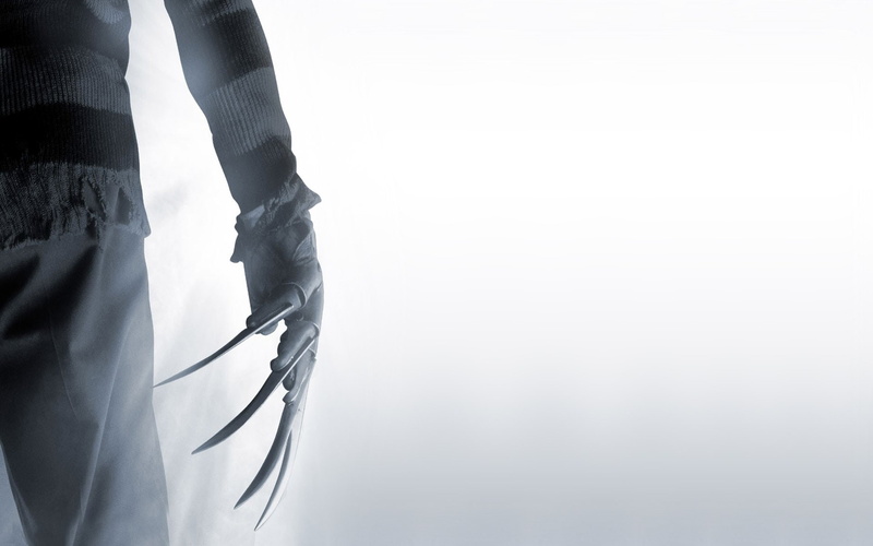 monochrome, Simple Background, Torn Clothes, 1080P, horror, Blades, Freddy Krueger, photography, movies