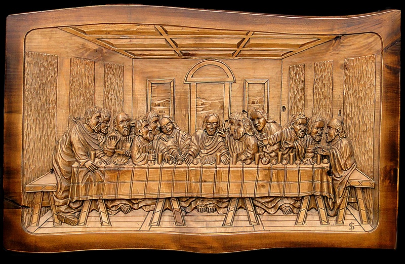 catholicism, relief, ancient, the apostles, representation, the content of the, old, built structure, wooden sculpture, the cenacle, reverie, rzeżbiarstwo