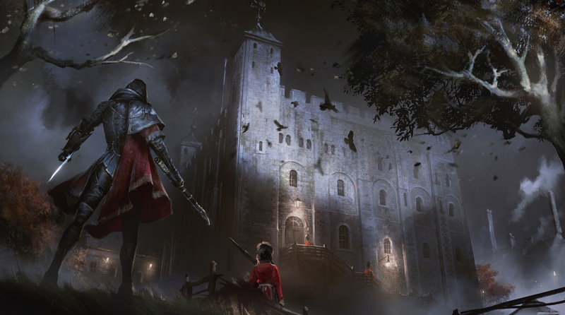 tower, 5K, outdoors, adult, conceptart, people, 2015, videogame, puddle, built structure, water, real people, Game, creed, architecture, building exterior