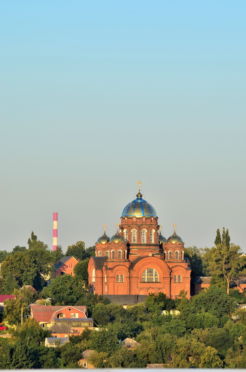 plant, belfry, crosses, reconstruction, christian church, showplace, temple, golden dome, cathedral, 4K, dome of the cathedral, church, cupola, architecture