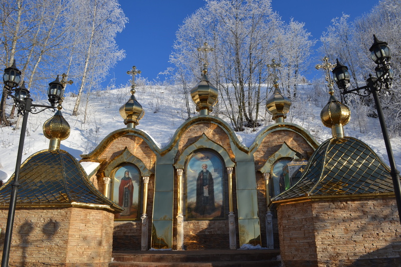 Sky, old, architecture And Buildings, beauty, orthodox, Winter, temple, building, Russia, belief, no people, low angle view, Trees, dome, journey, Nature