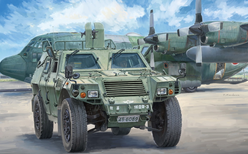 JASDF, Japan, 2K, Komatsu LAV, The self-defense forces of Japan, armored car