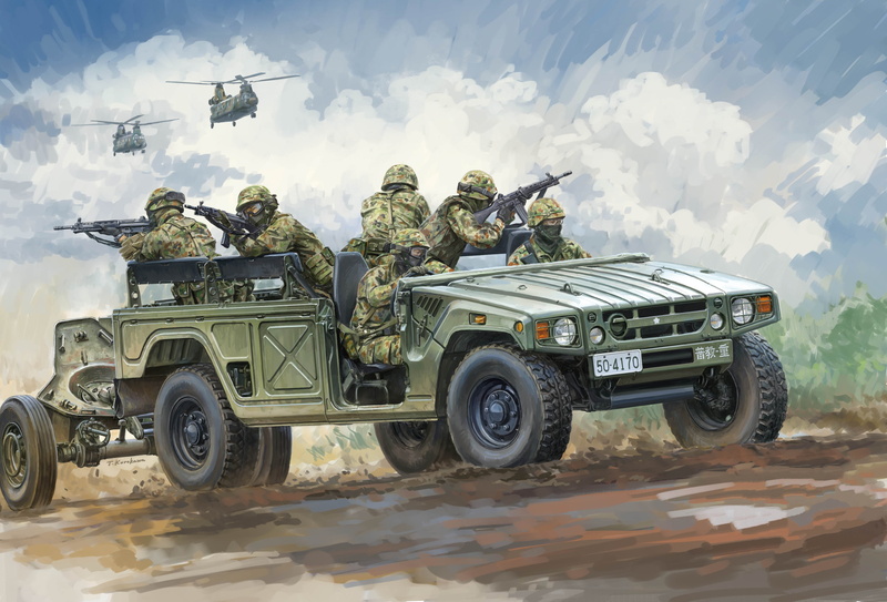 full-size SUV, 4K, Toyota HMV, Toyota Mega Cruiser, JGSDF, The self-defense forces of Japan, Takeshi Kurokawa, Japan