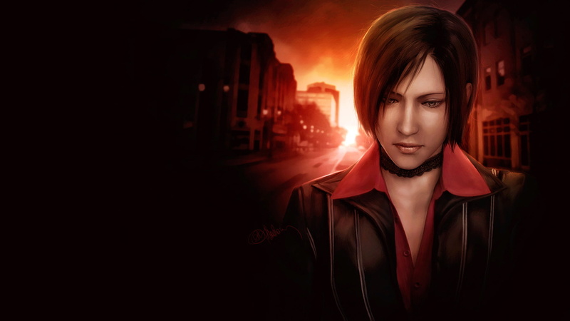  black background, young adult, red, 1080P, Resident Evil, women, one person, studio shot, emotion, indoors, depression - sadness, looking, headshot