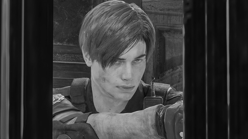 PC gaming, Leon S. Kennedy, video game characters, 1080P, Resident Evil 2 Remake, screen shot