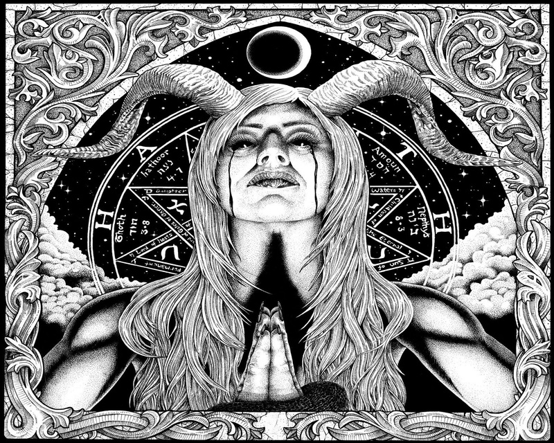 goatwhore, statue, religion, Dark, Satanic, female likeness, belief, reaper, skull, creativity, human representation, architecture, sculpture, Metal, representation