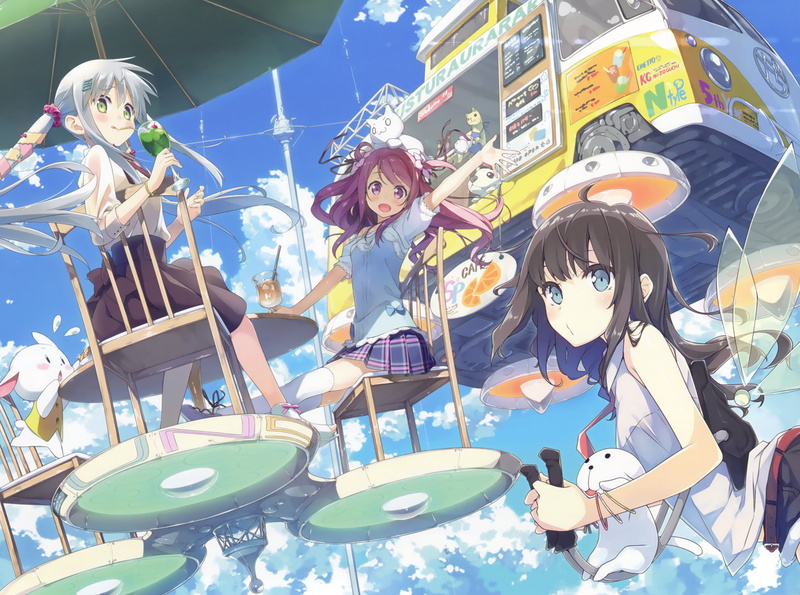 men, females, human representation, males, portrait, child, lifestyles, sunlight, looking at camera, Girls Avenue, day, anime, group of people, real people