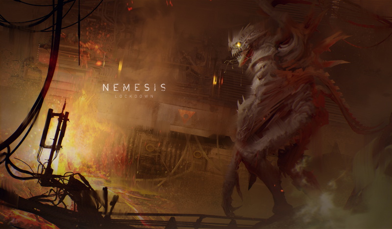 board games, science fiction, Nemesis, logo, Lockdown, 4K