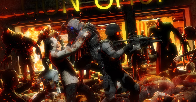 Alpha Team, resident evil, Umbrella, U. S. S., 1080P, hunk, Nemesis, infection, fire, T-02, Resident Evil: Operation Raccoon City, fan art, Operation Raccoon City