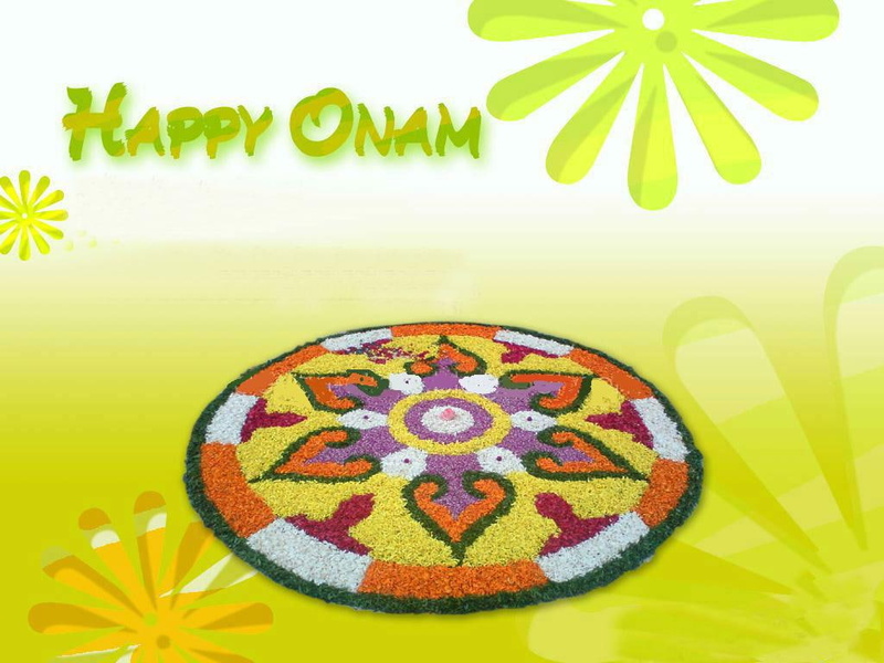 onam, 1024x768, rangoli, happy, 480P
