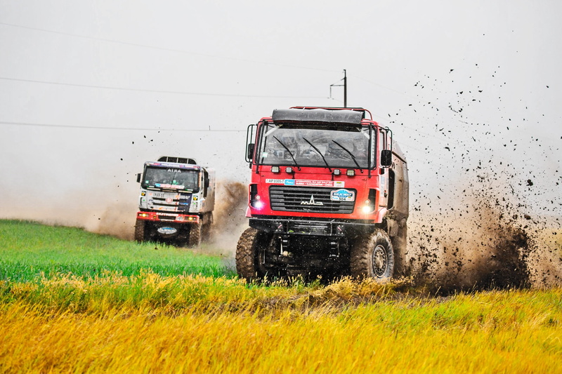 racing, Rally, 1080P, dirt, Truck, vehicle, MAZ