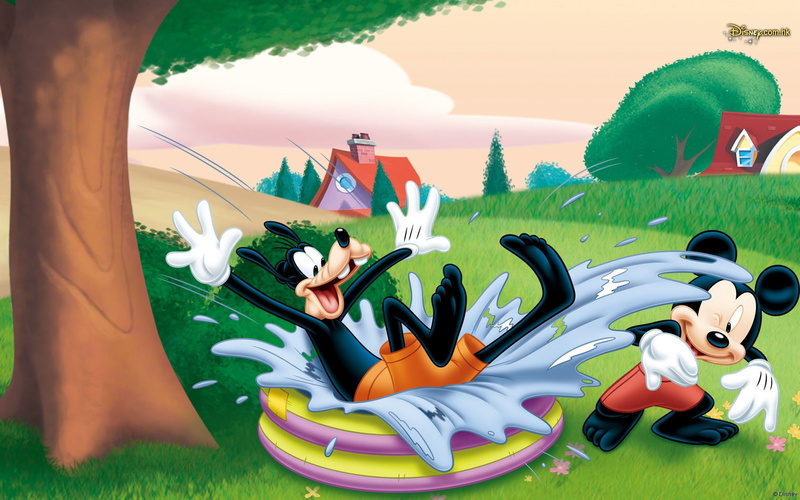 goofy, bassin, happy, entertainment, 720P, disney, mickey, art, hd, Mouse, fun