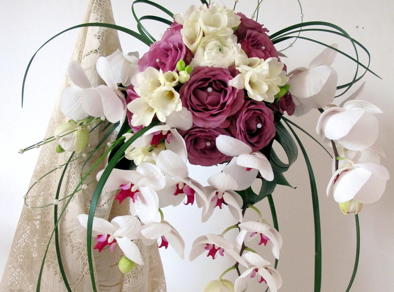 bunch of flowers, Beads, fragility, 1080P, Orchids, flower, inflorescence, no people, flowering plant, plant, petal, rose - flower, indoors, vulnerability