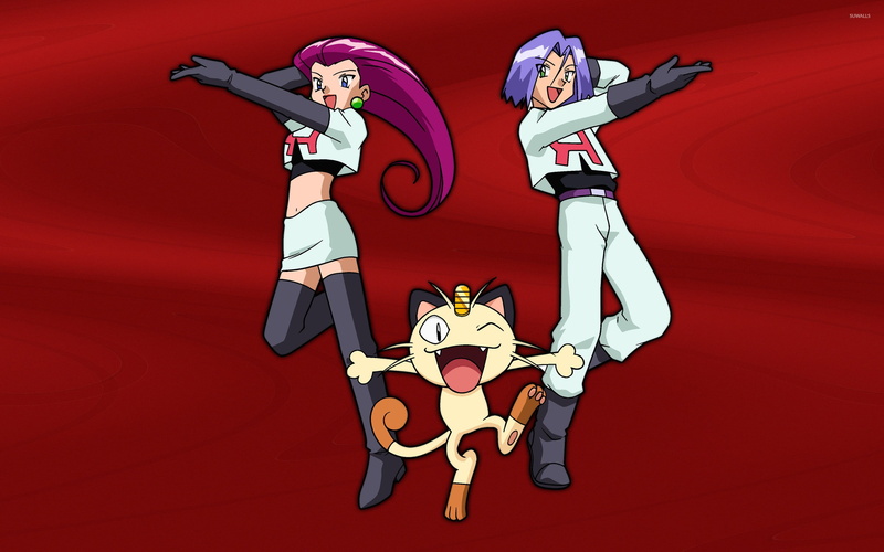 cat, guy, boy, pokemon, Meowth, hair, Team R, Jesse, Jessica, Team Rocket, Jess, girl, James, 2K