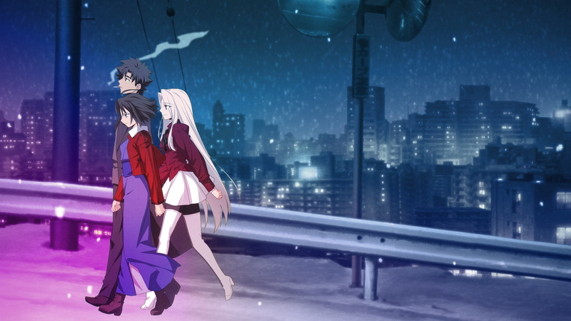 Crossover, Anime, Shiki Ryougi, Kiritsugu Emiya, Fate/Zero, Irisviel Von Einzbern, Kara no Kyōkai, 1080P