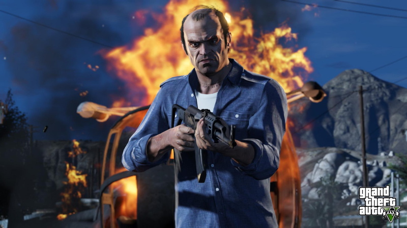 grand-theft-auto, games, video-games, explosions, trevor, video-game, character, 1080P, game