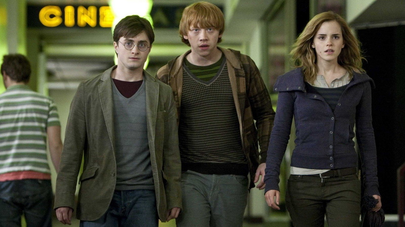 Harry Potter and the Deathly Hallows: Part 1, Emma Watson, Rupert Grint, Hermione Granger, Ron Weasley, Daniel Radcliffe, 1080P, Harry Potter