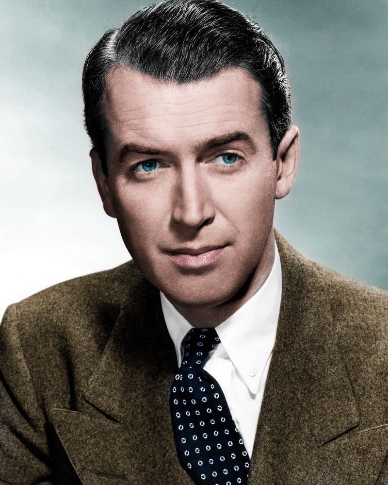 indoors, one person, man, james stewart, well-dressed, 4K, headshot, business, front view, jimmy, studio shot, smiling, men, hollywood, necktie, movie