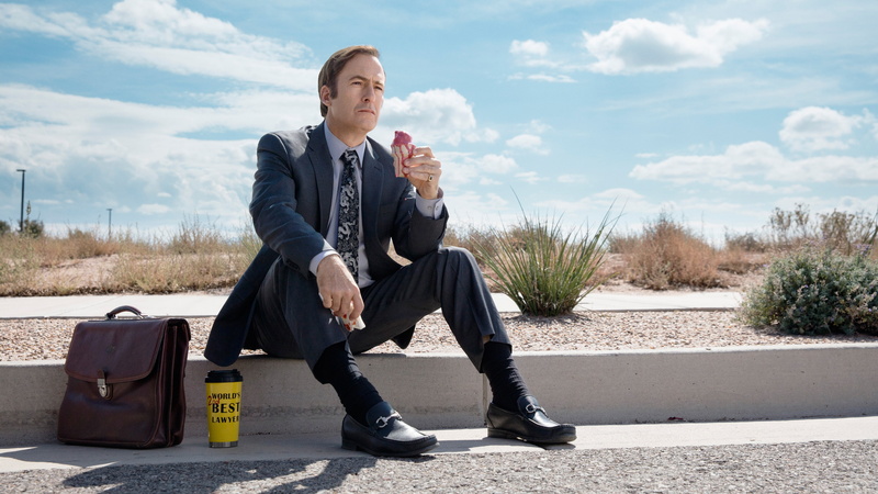 crime, roadside, Better Call Saul, road, TV Series, the series, Jimmy McGill, portfolio, Better call Saul!, costume, ice cream, 4K, Bob Odenkirk