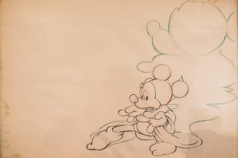 art and craft, 5K, plant, fantasia, sky, paper, shape, mickey, branch, copy space, ink, sketch, 1940, daniel kothenschulte, pencil, nature, no people