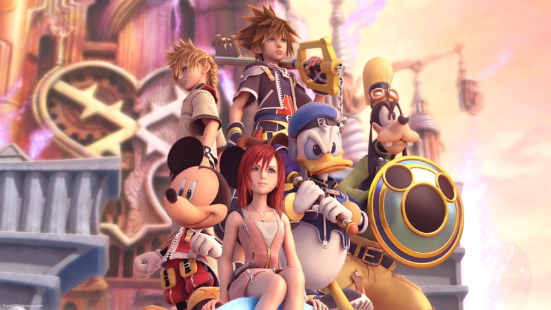 Goofy, Keyblade, 1080P, video games, Roxas, hallow bastion, Donald Duck, Donald, Mickey Mouse, keys, Sora (Kingdom Hearts), Kairi, Kingdom Hearts
