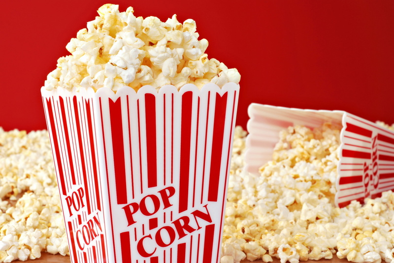 corn, 8K, food, popcorn, box