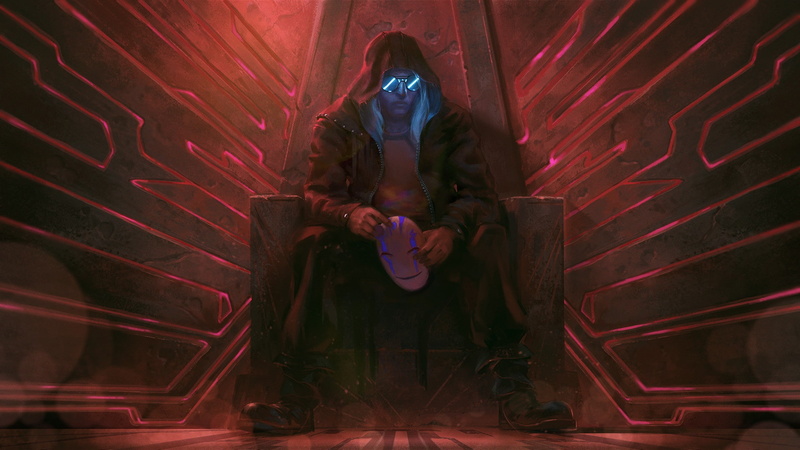 Arkana, 1080P, cyberpunk, hoods, mask, Marvel Cinematic Universe, Klaus Pillon