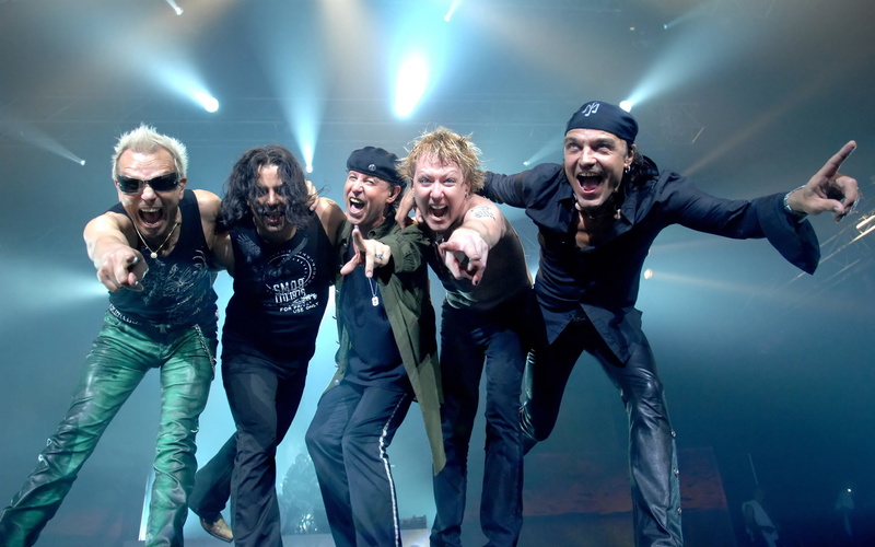 2K, Scorpions, group, Rudolf Schenker, Klaus Meine, James Kottak, rock, Matthias Jabs, Paul Mąciwoda