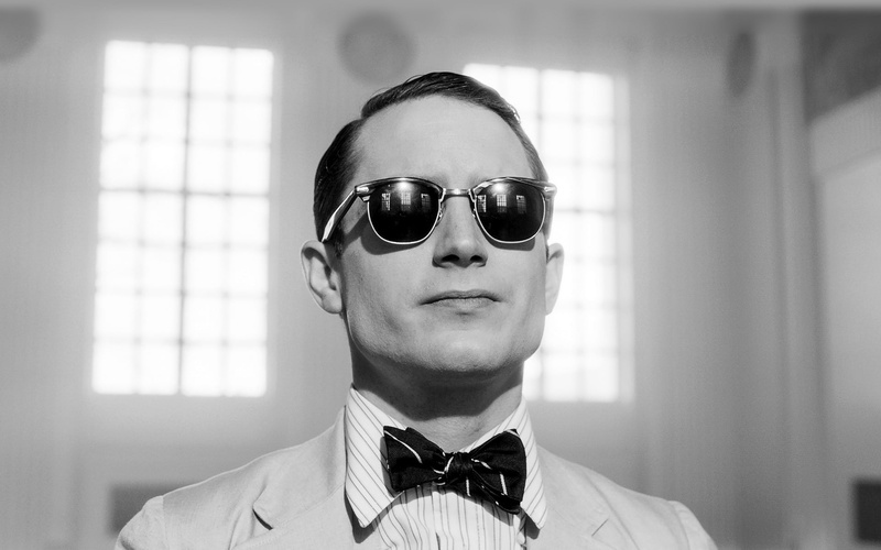 hipster, happiness, people, cheerful, hairstyle, black And White, caucasian Ethnicity, casual Clothing, close-up, front view, elijah wood, smiling, clothing
