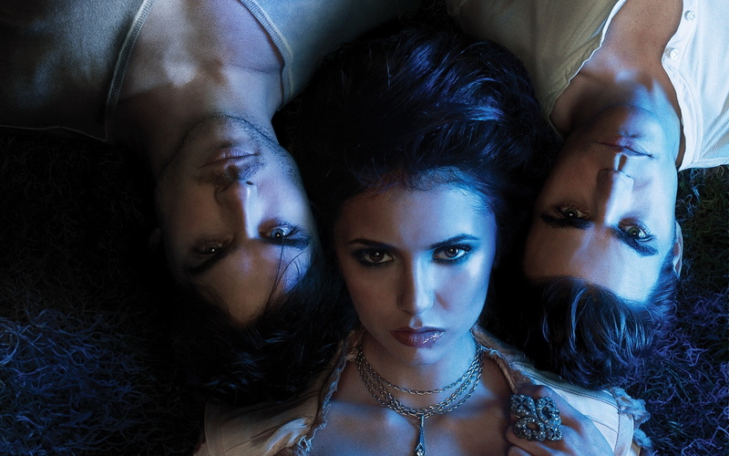 women, tv series, hair, human face, looking at camera, young adult, hairstyle, The Vampire Diaries (TV Series 2009–2017), Paul Wesley, front view, people