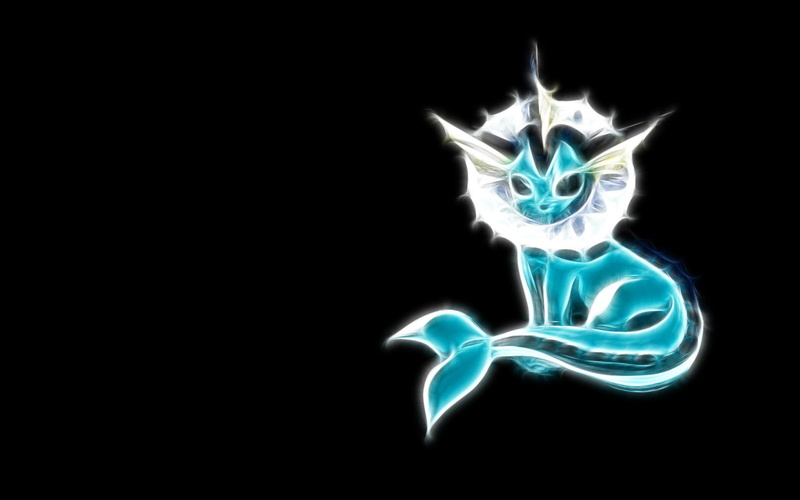 Pokémon, illuminated, shape, celebration, design, studio shot, copy space, Eeveelutions, abstract, Vaporeon (Pokémon), creativity, burning, lighting equipment