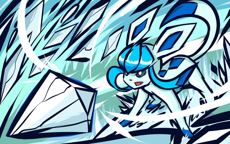 720P, Glaceon, Pokémon, ishmam