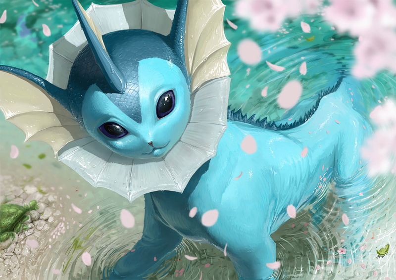holiday, Vaporeon (Pokémon), representation, creativity, christmas, tree, Pokémon, inflatable, human representation, art and craft, decoration, day, plant
