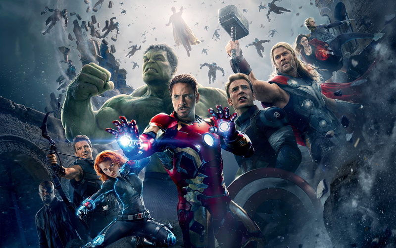 the avengers avengers age of ultron thor hulk iron man captain america black widow hawkeye tony stark scarlet witch quicksilver nick fury the vision, men
