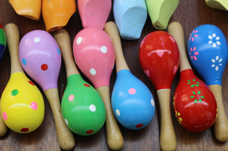 art and craft, assorted, rattle, music, maracas, 5K, day, no people, multi colored, easter, color, food, high angle view, indoors, easter egg, close-up