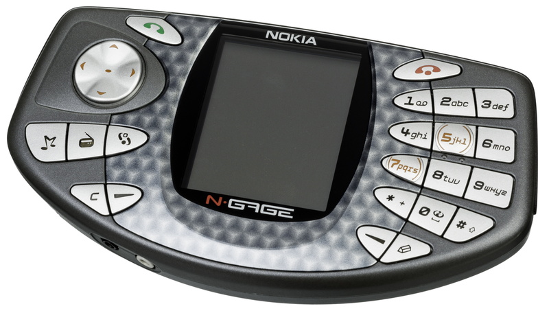 nokia, ll, portability, studio shot, black, communication, connection, gage, close-up, entertainment, white background, single object, text, mobile phone