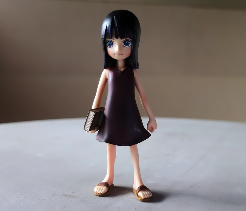 painted, series, female, fashion, looking at camera, lifestyles, 2K, figurine, front view, piece, representation, clothing, one, television, figure, anime