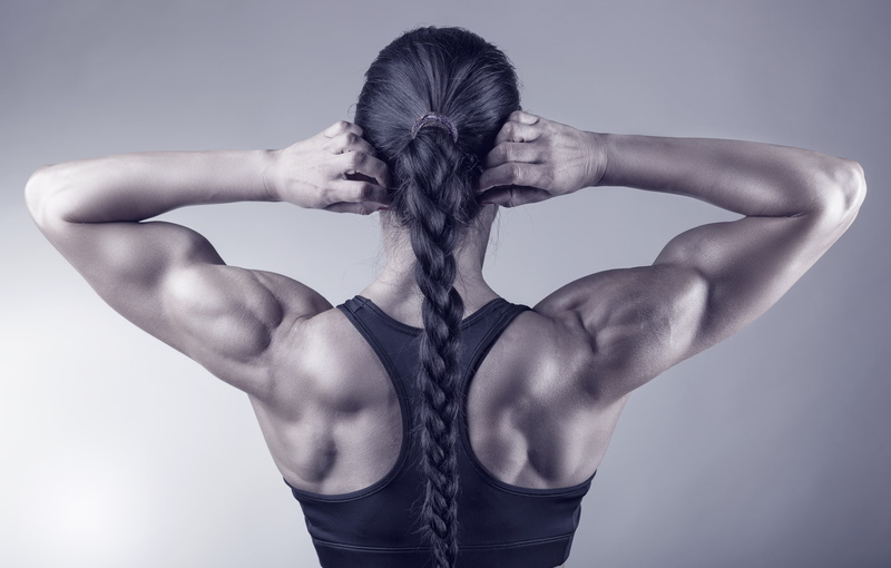 5K, Olga Belyakova, pose, bodybuilding, bodybuilder