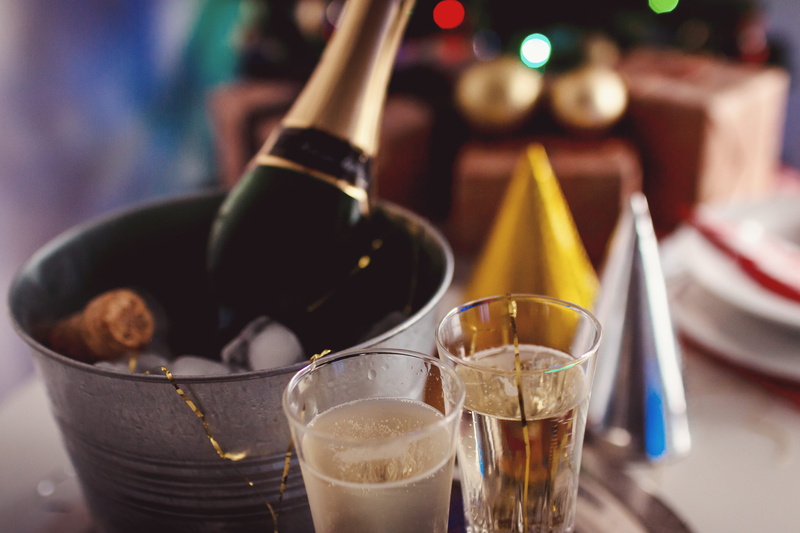 bottle, champagne, wine, cafe, drink, food, alcohol, wine bottle, focus on foreground, happy, new, glasses, refreshment, ice, table, close-up, coffee - drink