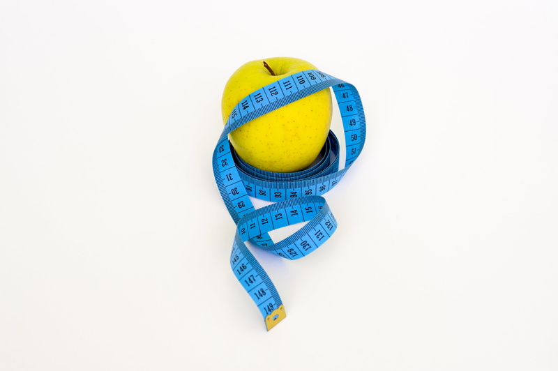 food, cut out, tape Measure, slim, high angle view, finance, body, diet, measuring, lifestyle, care, healthy Lifestyle, close-up, small group of objects