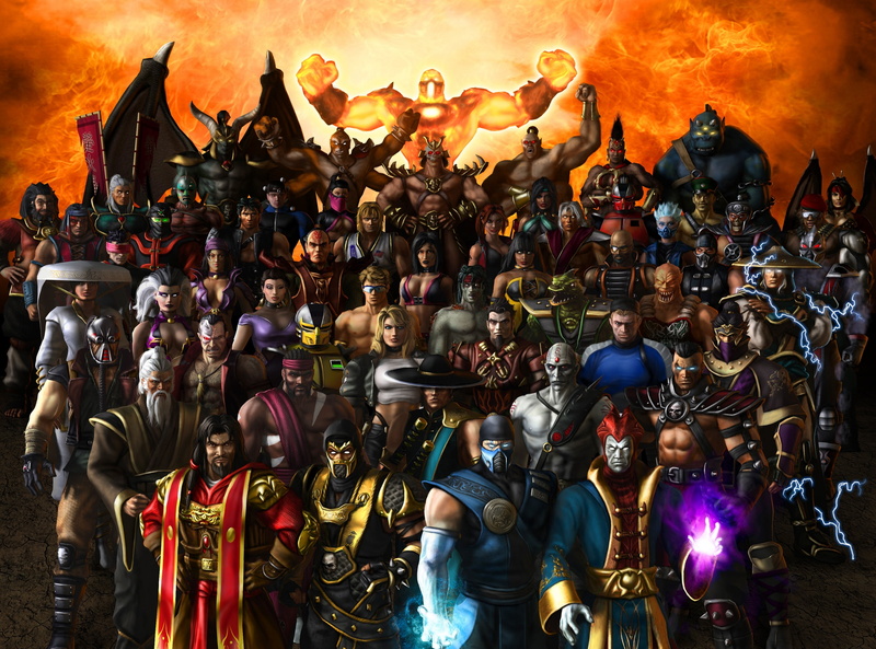 human representation, Mortal Kombat, kombat, outdoors, hd, group of people, statue, characters, art and craft, large group of people, armageddon, assorted