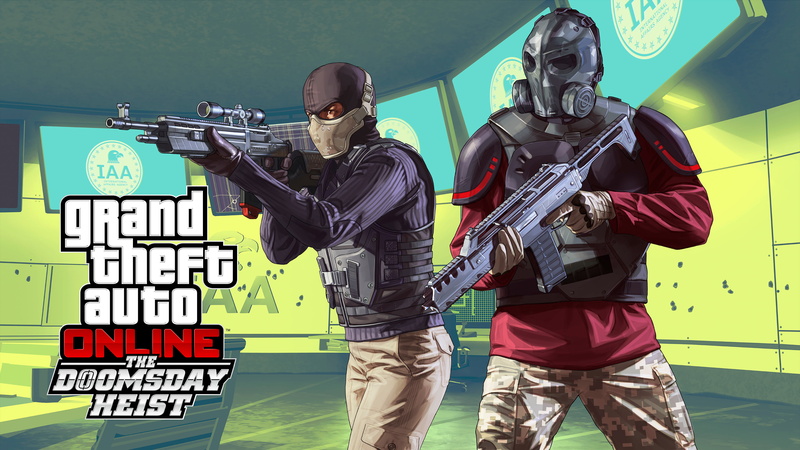 The Doomsday Heist, Xbox One, PC, online, theft, grand, auto, PS4, 4K, 4K, Grand Theft Auto V, DLC
