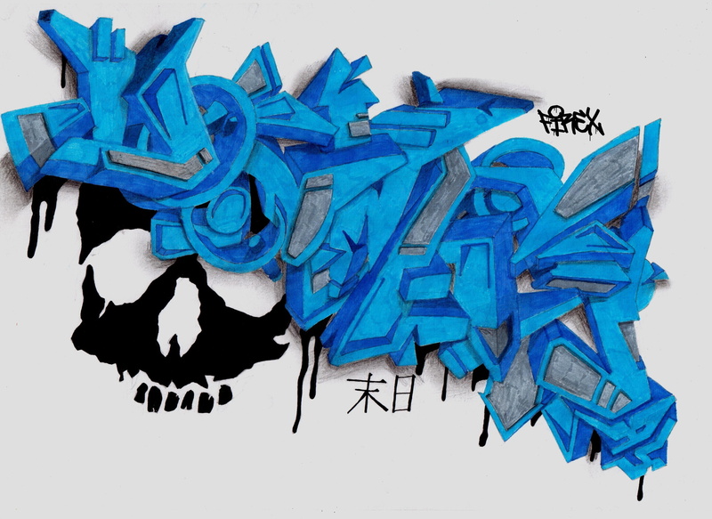 graffiti, firex, 2K, doomsday, sketch