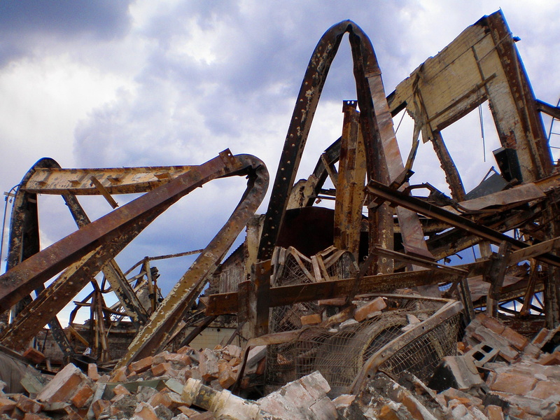 wheel, devastation, cloud - sky, metal, damaged, nature, mining, day, rusty, no people, fire, architecture, 2K, water, obsolete, history, transportation