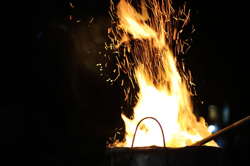 illuminated, motion, bonfire, heat - temperature, no people, nature, flame, fireplace, night, orange color, blurred motion, close-up, long exposure, campfire