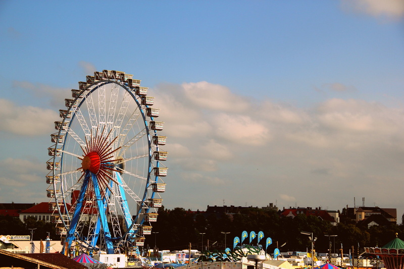 amusement, summer, day, travel destinations, sky, brown, color, light, carnival, daytime, funfair, built structure, outdoors, ferris wheel, fairground
