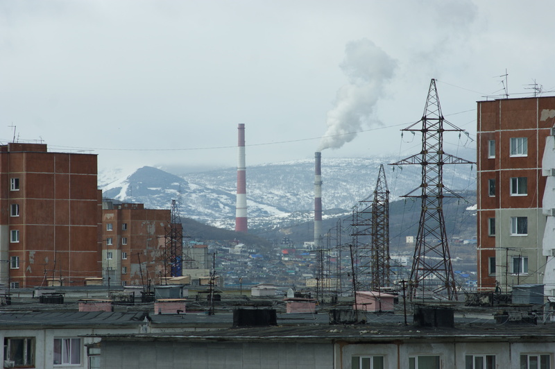 fumes, built structure, environment, air pollution, urban, Kolyma, smoke, nature, no people, smoke stack, atmospheric, environmental issues, Russian, emitting